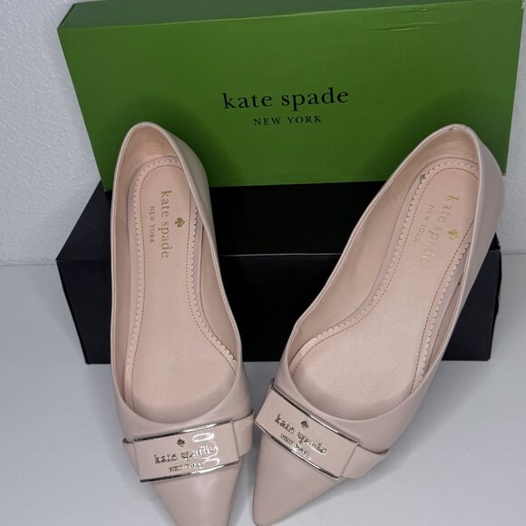 Kate Spade Deneuve Flats Pale Vellum - Picture 2 of 6